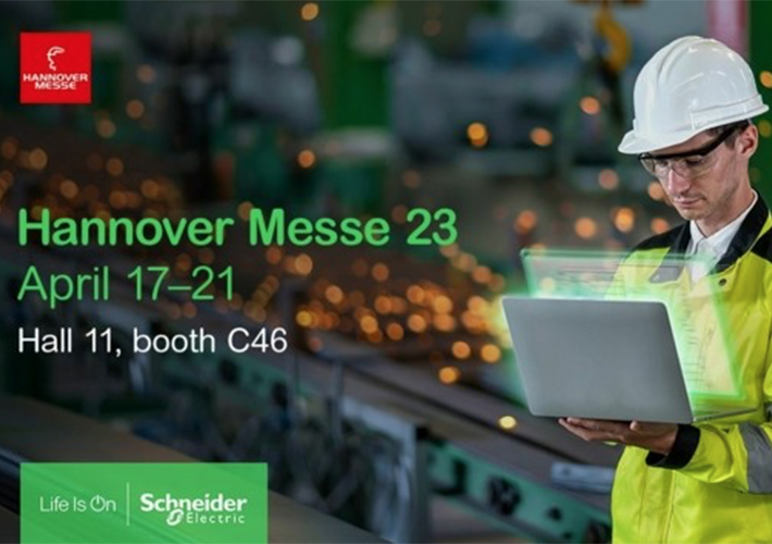 Foto Schneider Electric apuesta por la transformación digital y sostenible de la industria en Hannover Messe.